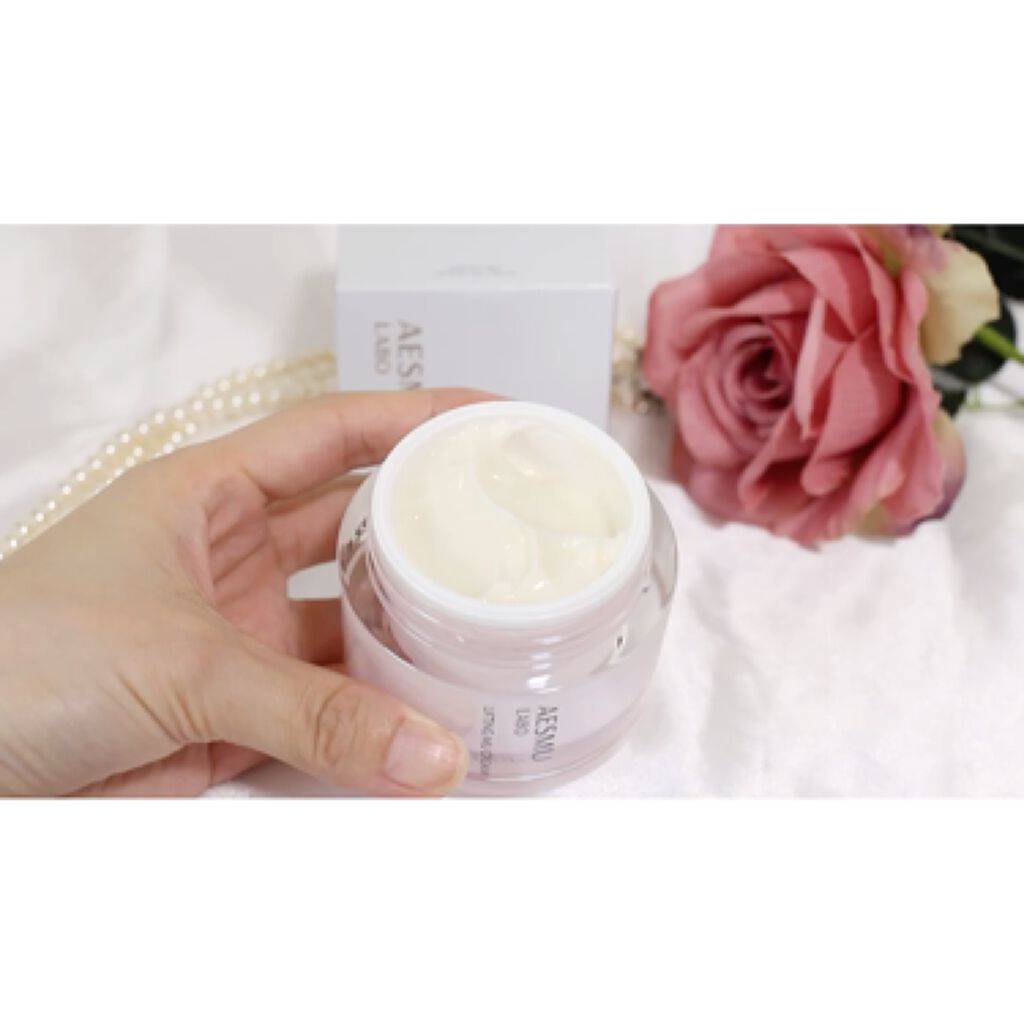 リフティングMU クリーム/AESMU LABO/フェイスクリームの動画クチコミ3つ目