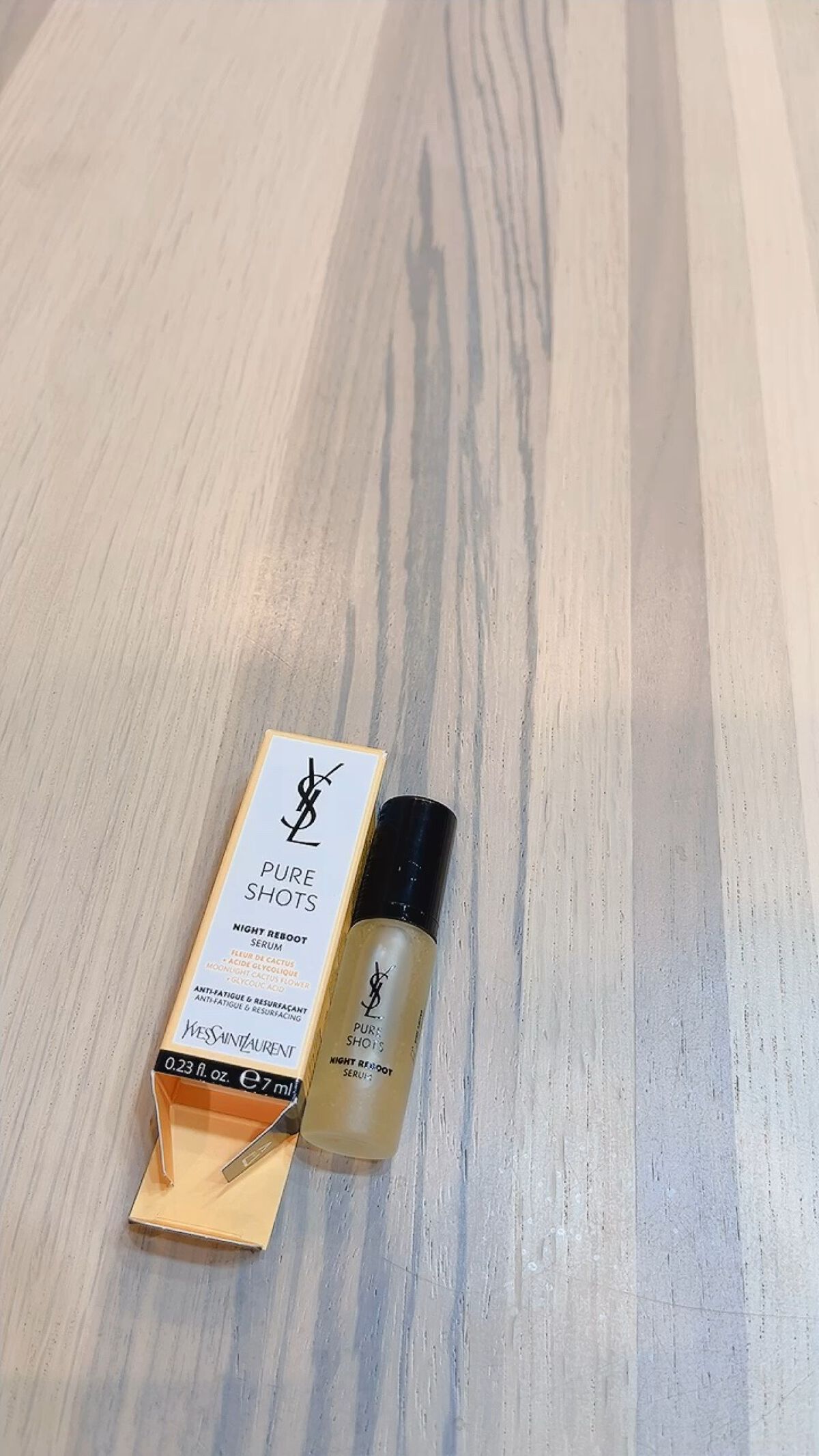 ピュアショット ナイト リチャージセラム/YVES SAINT LAURENT BEAUTE/美容液を使ったクチコミ（1枚目）
