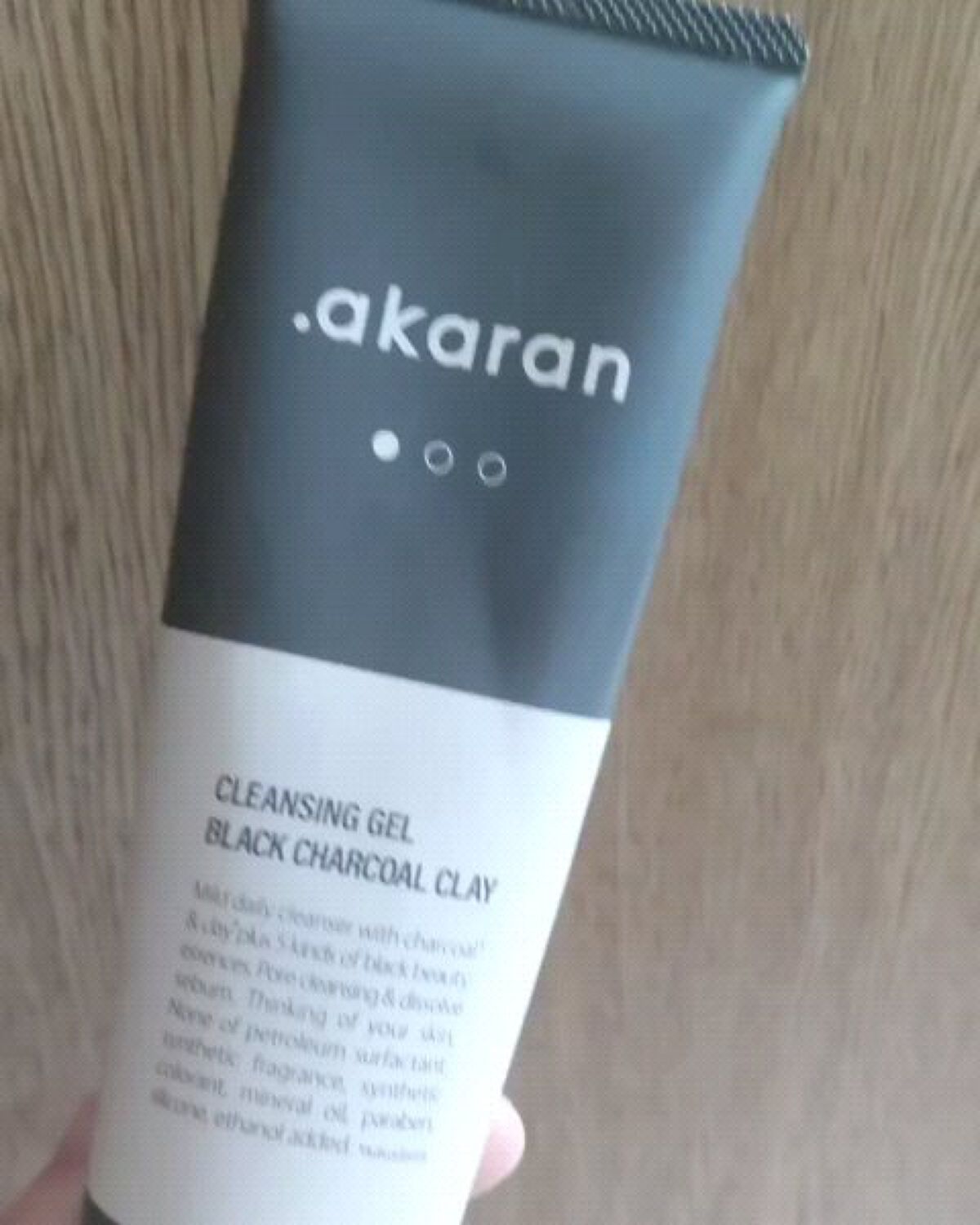 ブラックジェルクレンジング/.akaran/クレンジングジェルを使ったクチコミ（3枚目）