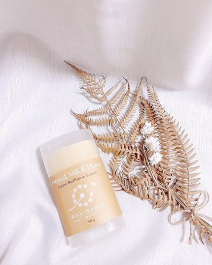 ローションバー オートミール ミルク&ハニー/Wild Prairie Soap/ボディローションを使ったクチコミ(3枚目)