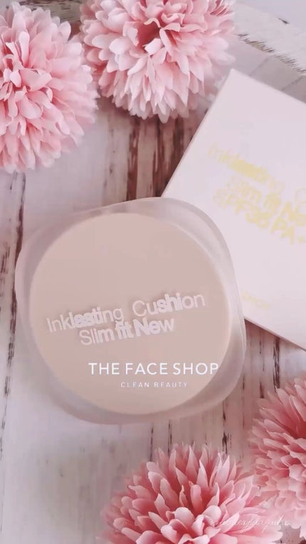インクラスティングクッションファンデーション/THE FACE SHOP/クッションファンデーションの人気ショート動画