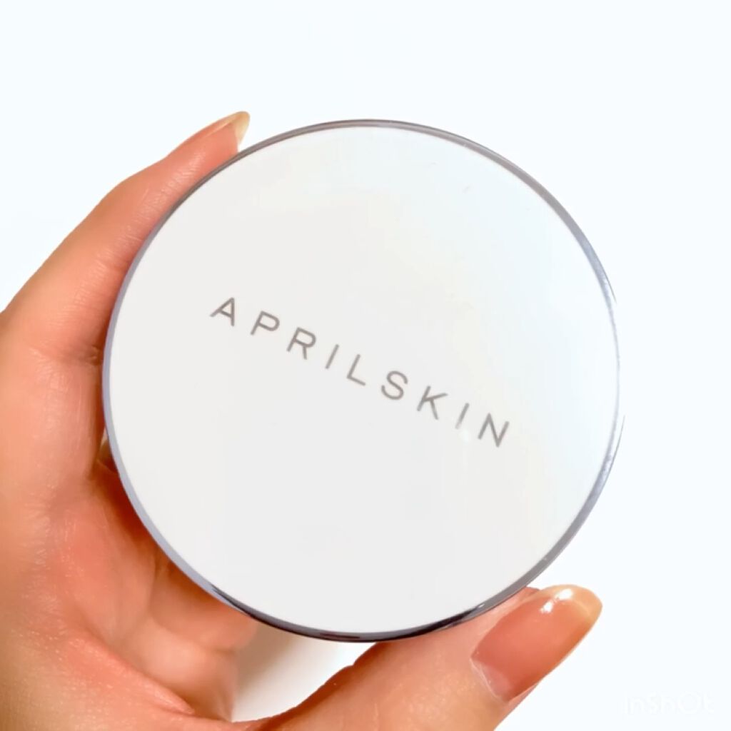 APRILSKIN パーフェクト マジック カバー プルーフ クッションのクチコミ「大好きな韓国コスメ💕
エイプリルスキンのクッションファンデを
使ってみました💕


エイプリ.....」（3枚目）