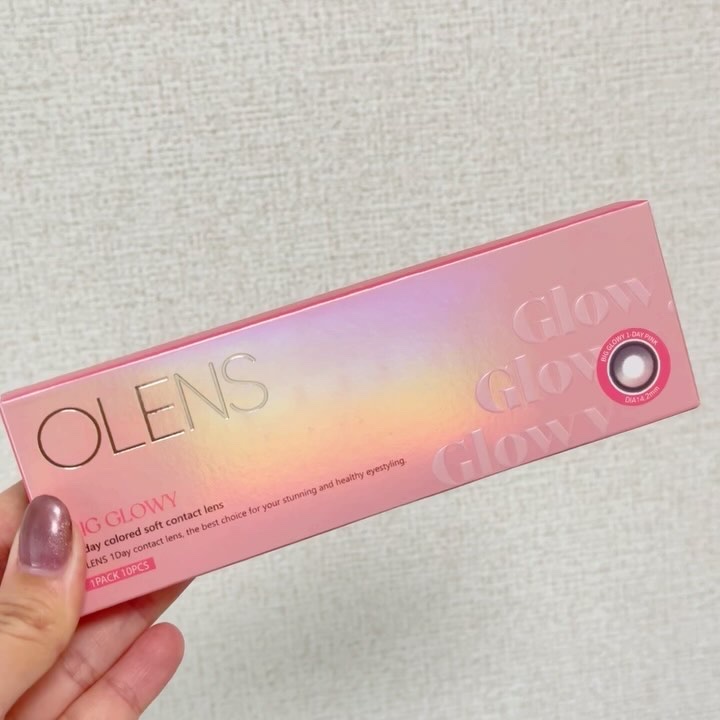 Big Glowy 1day/OLENS/ワンデー（１DAY）カラコンの動画クチコミ4つ目