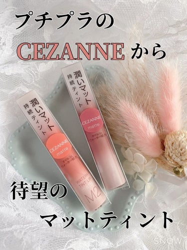 ウォータリーティントリップ マット/CEZANNE/口紅を使ったクチコミ（1枚目）