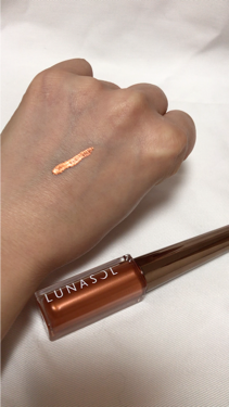 メタリックライナー/LUNASOL/リキッドアイライナーを使ったクチコミ（2枚目）