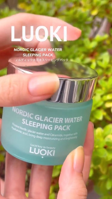 ノルディック氷河水スリーピングパック/LUOKI/フェイスクリームの動画クチコミ2つ目