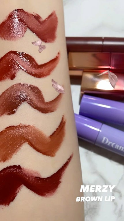 ザ ファースト ベルベット ティント シーズン3/MERZY/リップティントの人気ショート動画