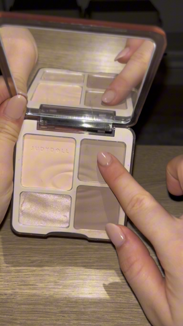 JUDYDOLL メリハリマスターパレット/JUDYDOLL/パウダーハイライトの人気ショート動画