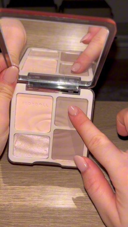 JUDYDOLL メリハリマスターパレット/JUDYDOLL/パウダーハイライトの人気ショート動画