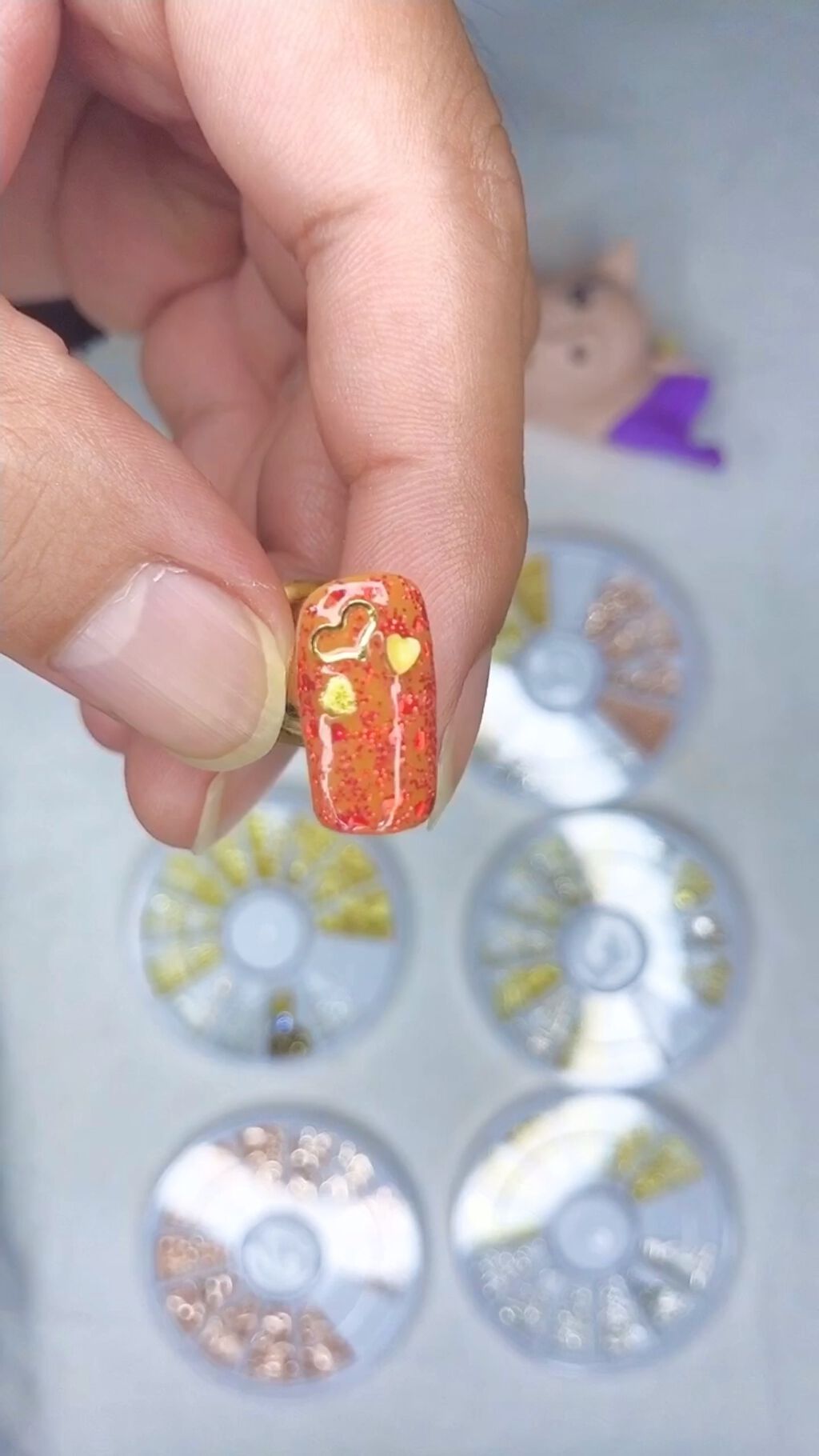 ジェルネイル（ライト対応）/セリア/ジェルネイルを使ったクチコミ（1枚目）