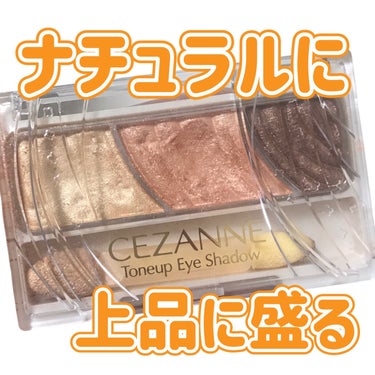 トーンアップアイシャドウ/CEZANNE/アイシャドウパレットを使ったクチコミ（1枚目）