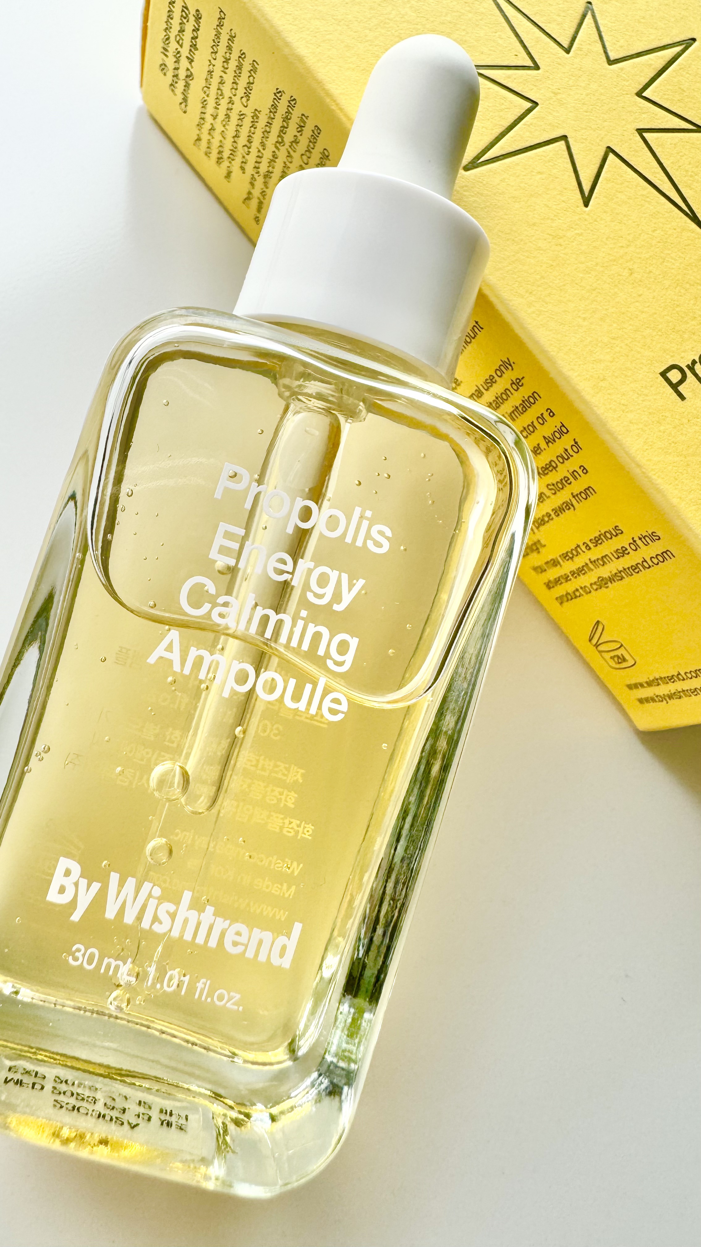 プロポリスエナジーカーミングアンプル/By Wishtrend/美容液を使ったクチコミ（1枚目）