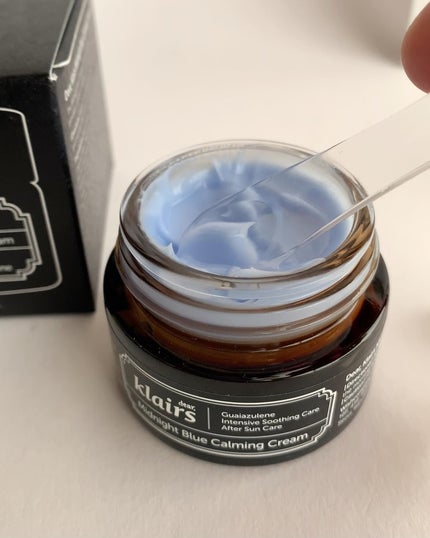 ミッドナイトブルーカーミングクリーム/Klairs/フェイスクリームを使ったクチコミ(3枚目)
