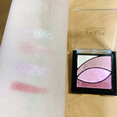 UR GLAM　VELVET EYE COLOR PALETTE バーガンディ/U R GLAM/アイシャドウパレットを使ったクチコミ（3枚目）