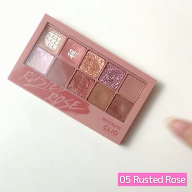 プロ アイ パレット 05 RUSTED ROSE/CLIO/アイシャドウパレットを使ったクチコミ（2枚目）