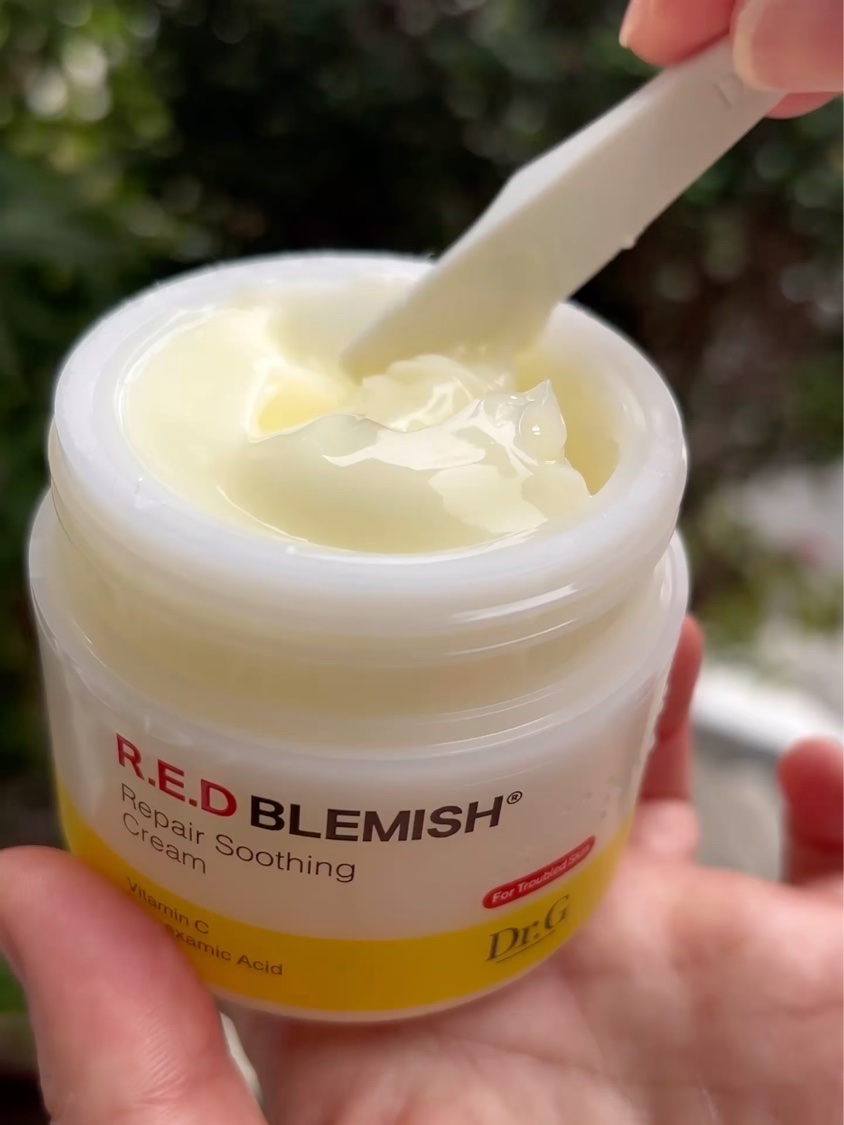 レッドブレミッシュ リペアスージングクリーム/Dr.G/フェイスクリームを使ったクチコミ（2枚目）