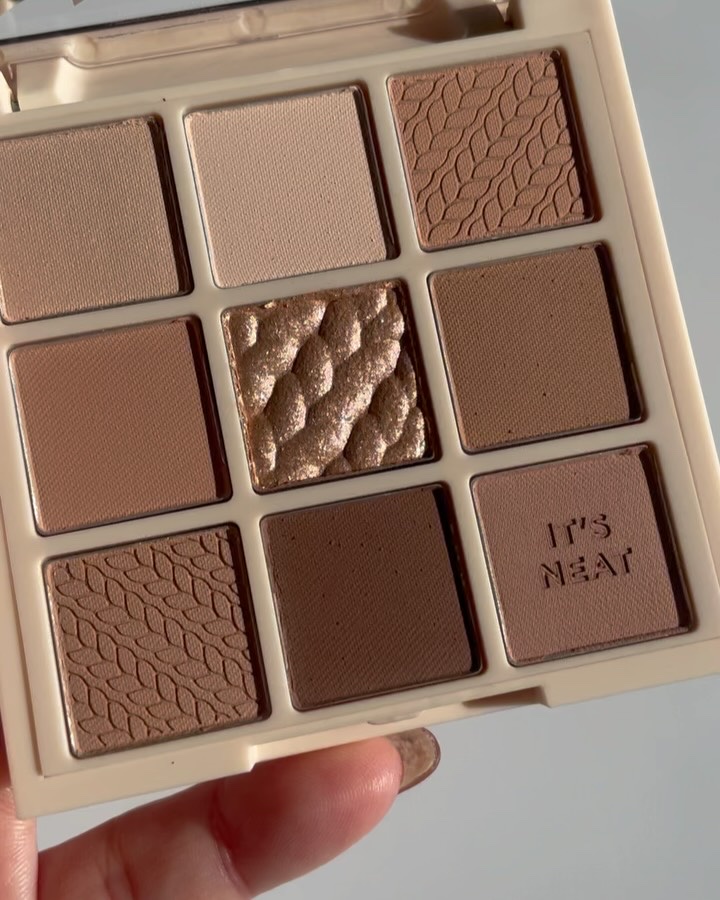 マイフェイブムードアイパレット 9カラー/HOLIKA HOLIKA/アイシャドウパレットを使ったクチコミ（2枚目）