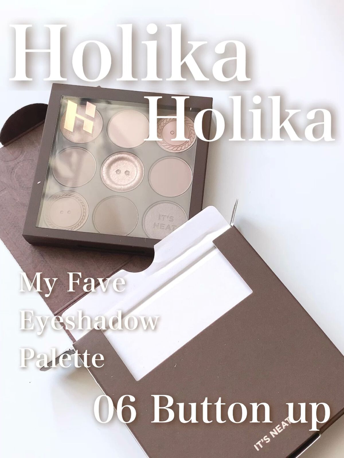 マイフェイブムードアイパレット 9カラー/HOLIKA HOLIKA/アイシャドウパレットを使ったクチコミ（1枚目）