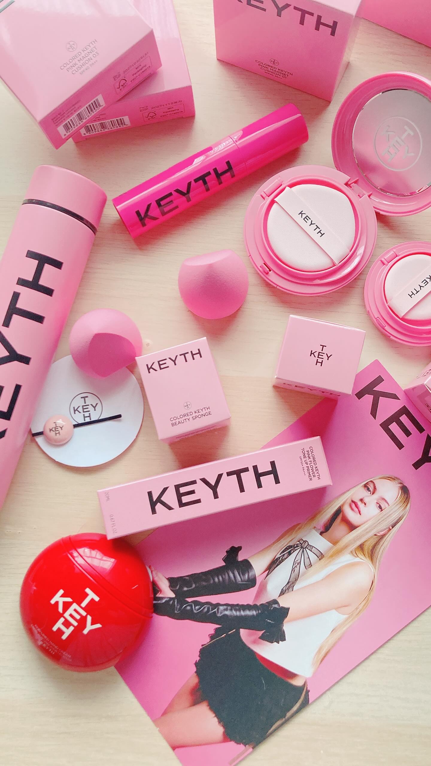 ピンクマグネットクッション/KEYTH/クッションファンデーションの動画クチコミ3つ目