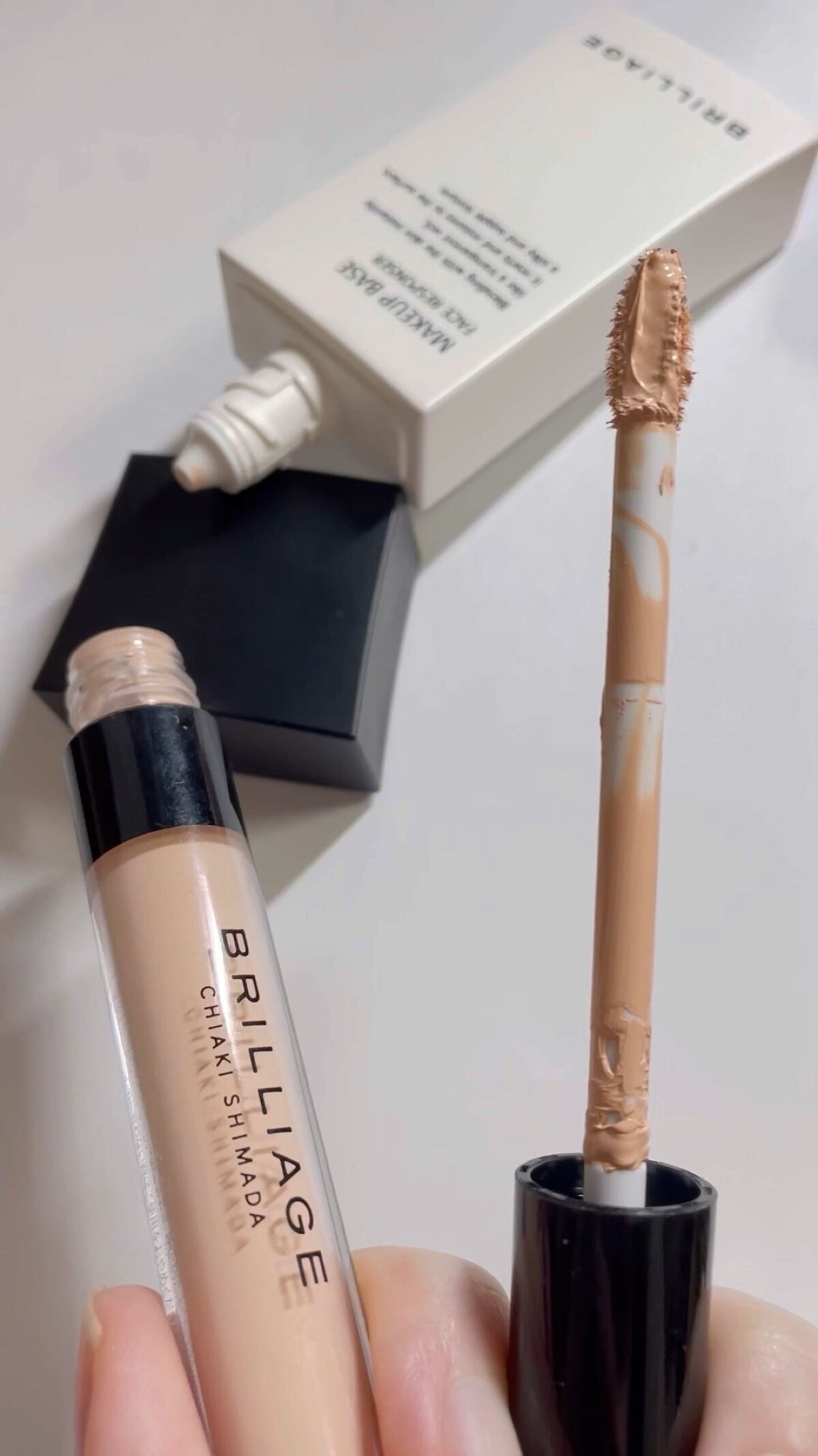 デザイニング コンシーラー/ブリリアージュ/リキッドコンシーラーの動画クチコミ3つ目