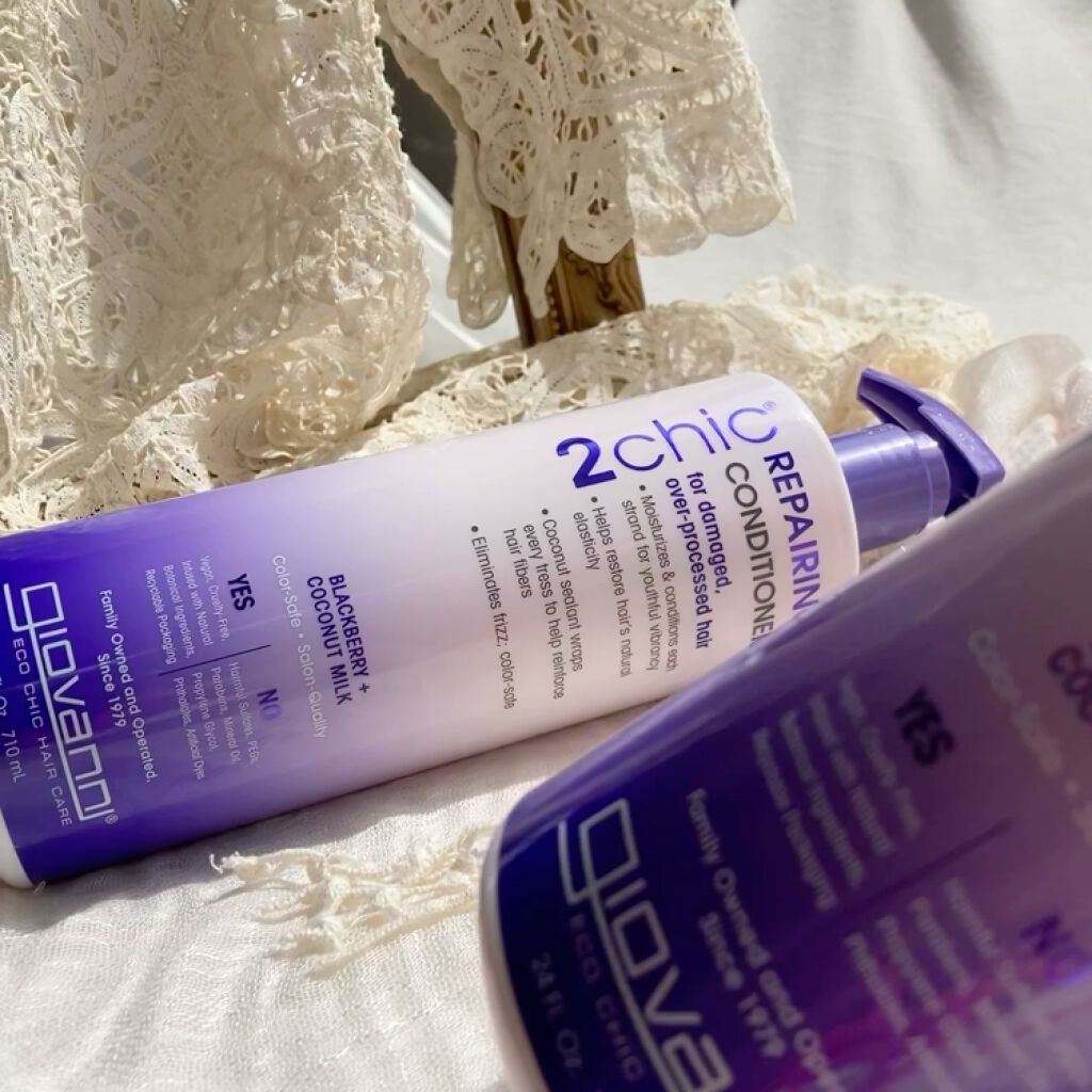 ジョヴァンニ 2chic ダメージ シャンプー/コンディショナー/giovanni/市販シャンプーの動画クチコミ1つ目