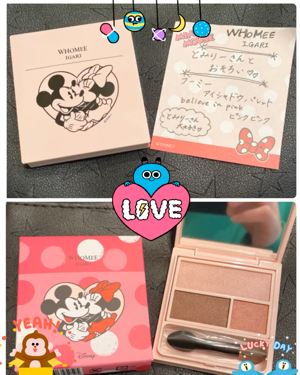 フーミー アイシャドウパレット/WHOMEE/アイシャドウパレットを使ったクチコミ（1枚目）