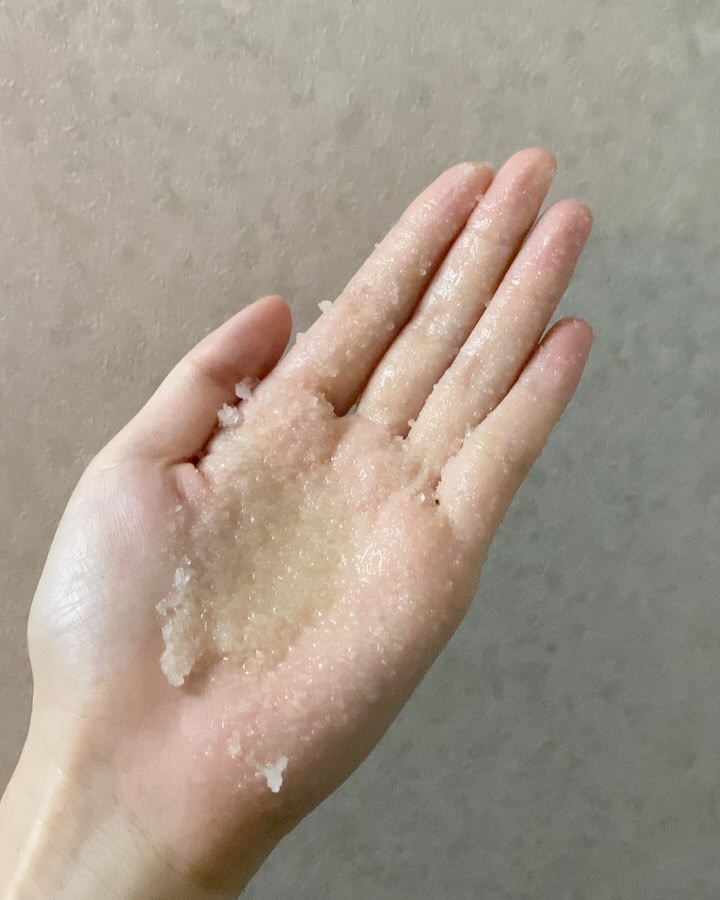 ボディスクラブ チェリーブロッサム/Laline/ボディスクラブを使ったクチコミ（3枚目）