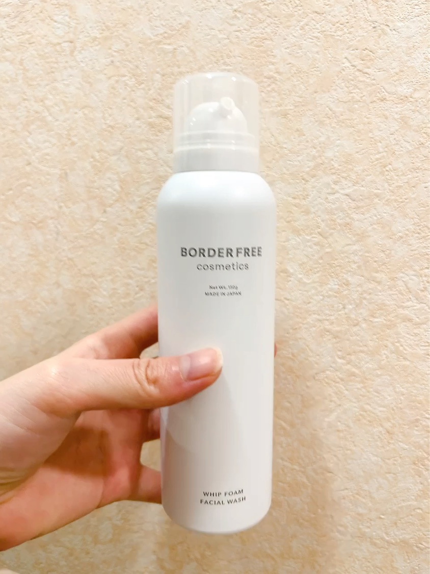 ホイップフォームフェイシャルウォッシュ/BORDER FREE cosmetics/洗顔フォームの動画クチコミ5つ目