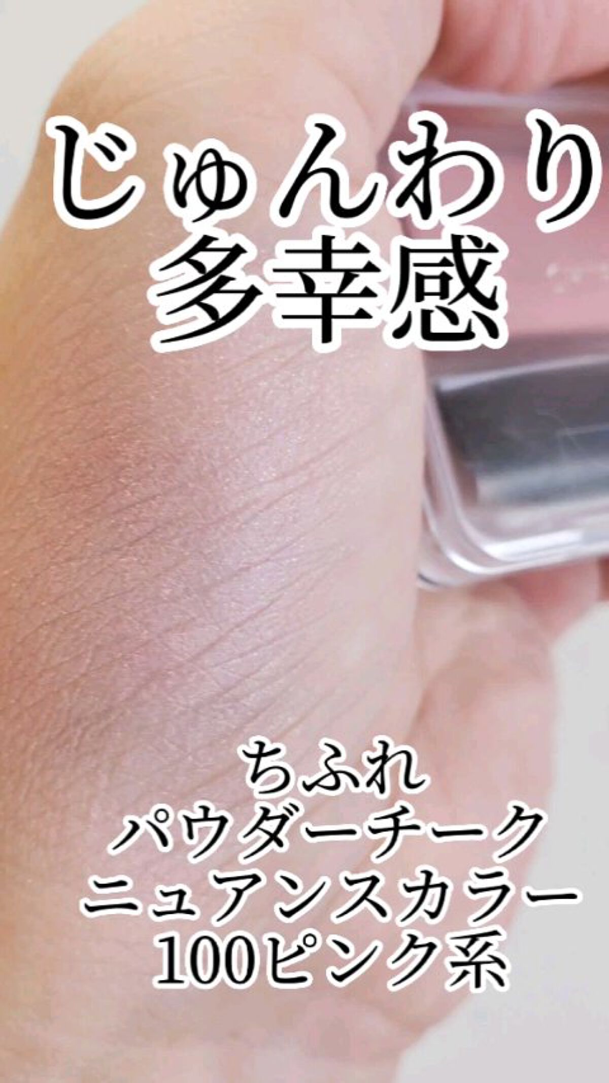パウダー チーク　ニュアンスカラー/ちふれ/パウダーチークの動画クチコミ3つ目