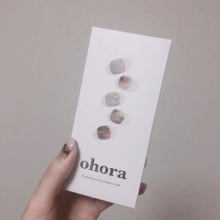 セミキュアジェルネイル(ハンド)/ohora/ネイルシールの動画クチコミ1つ目