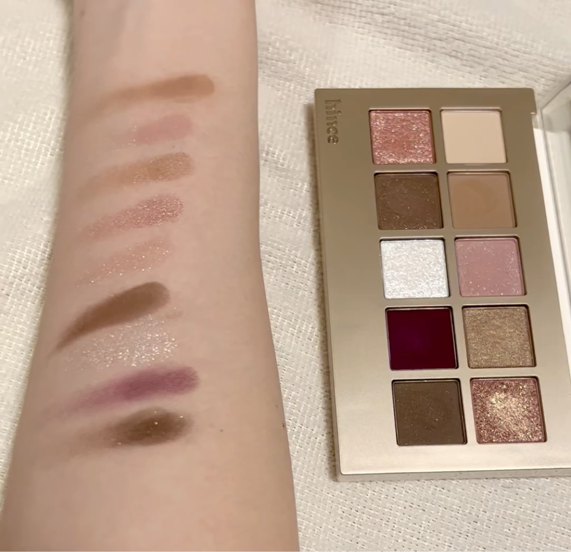 ニューデップスアイシャドウパレット/hince/アイシャドウパレットを使ったクチコミ（2枚目）