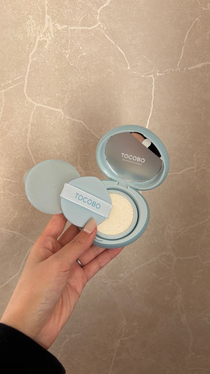 ブラーフィニッシュサンクッション/TOCOBO/日焼け止めパウダーの人気ショート動画