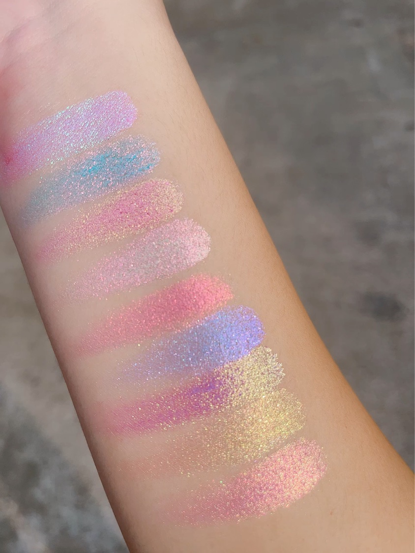 space age highlighter/Kaleidos Makeup/パウダーハイライトを使ったクチコミ（3枚目）