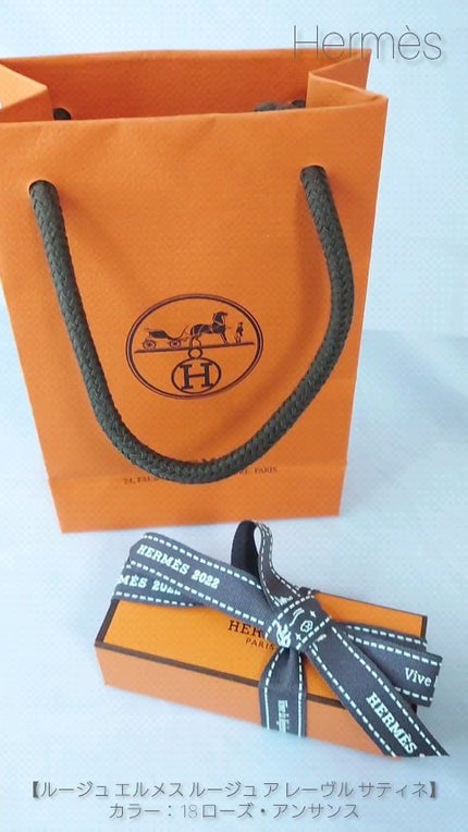 〈ルージュ・エルメス〉 ルージュ ア レーヴル サティネ/エルメス/口紅を使ったクチコミ(1枚目)