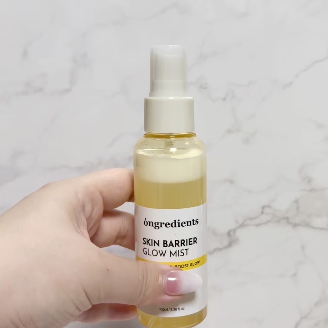 オングリディエンツ スキンバリアグローミスト/Ongredients/ミスト状化粧水を使ったクチコミ（3枚目）