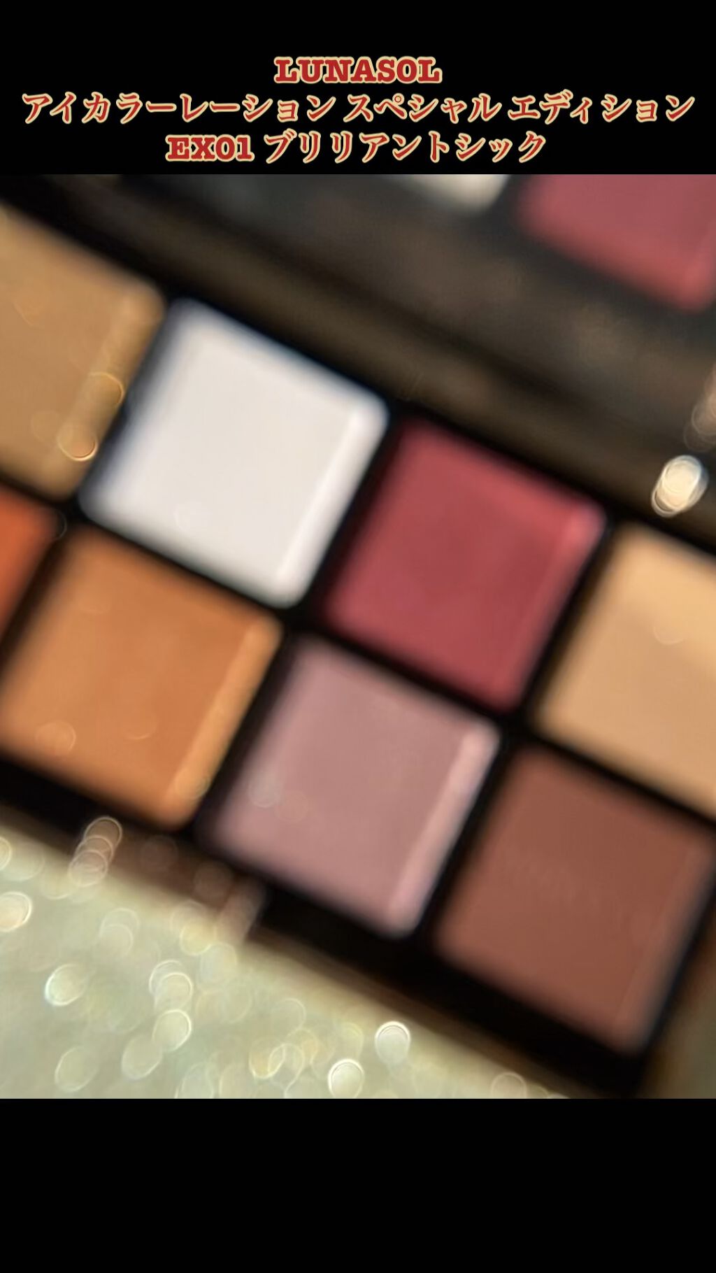 アイカラーレーション スペシャルエディション/LUNASOL/アイシャドウパレットを使ったクチコミ（1枚目）