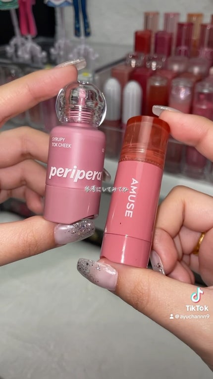 チークトクトク/AMUSE/リキッドチークの人気ショート動画