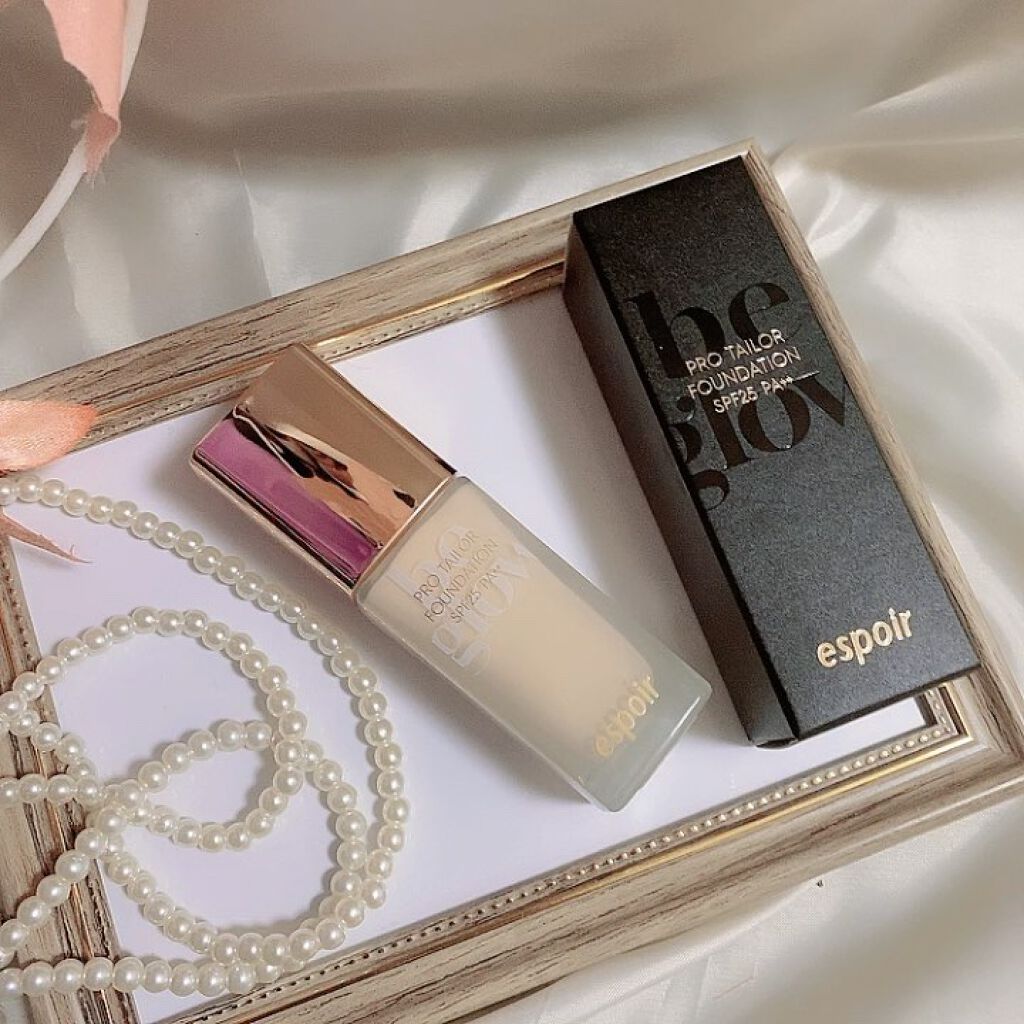 ビーグローファンデーション/espoir/リキッドファンデーションを使ったクチコミ（2枚目）