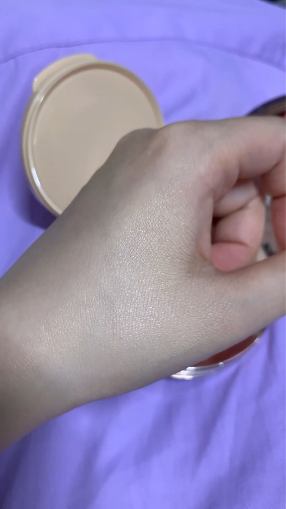 プロテーラービーグロウクッション ニュークラス/espoir/クッションファンデーションを使ったクチコミ（3枚目）