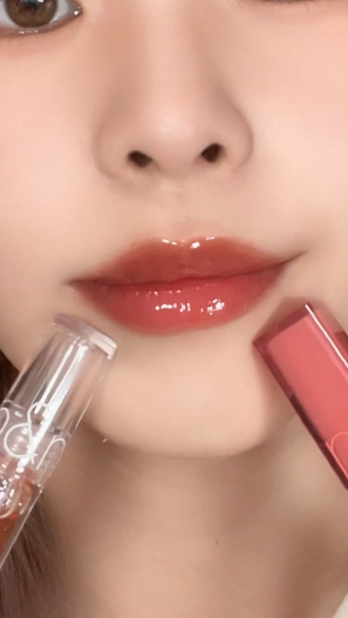 グラスティングウォーターグロス/rom&nd/リップグロスを使ったクチコミ（1枚目）