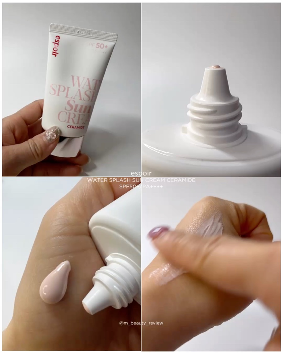 ウォータースプラッシュサンクリーム セラミド/espoir/日焼け止めクリームを使ったクチコミ（2枚目）