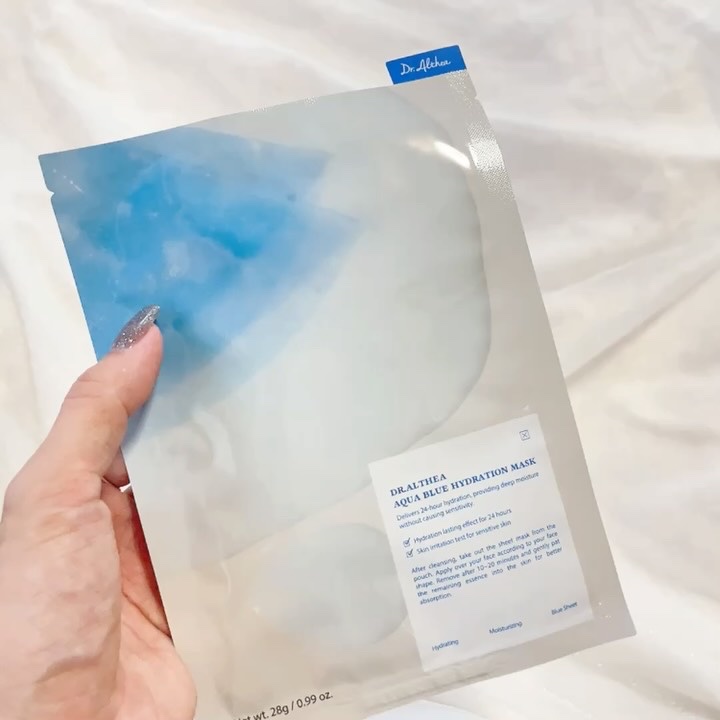 AQUA BLUE HYDRATION MASK/Dr.Althea/シートマスク・パックの動画クチコミ3つ目