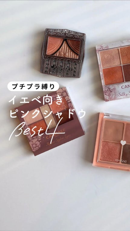 パーフェクトスタイリストアイズ/キャンメイク/アイシャドウパレットの人気ショート動画