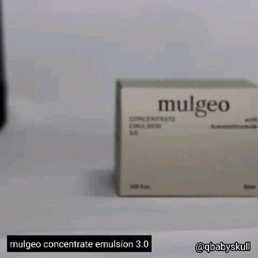 コンセントレートエマルジョン3.0/mulgeo/フェイスクリームの動画クチコミ1つ目