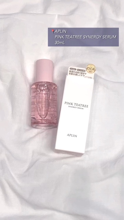 ピンクティーツリーシナジーセラム/APLIN/美容液の人気ショート動画