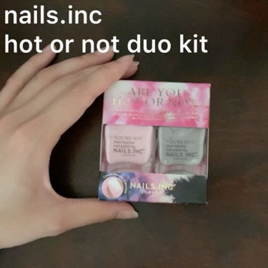 ホットオアノットネイルポリッシュデュオキット/nails inc./マニキュアを使ったクチコミ（1枚目）