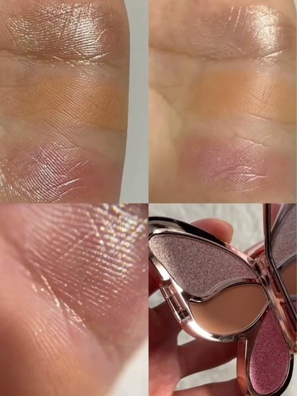 butterfly 6 colors Eye Shadow/gecomo/アイシャドウパレットを使ったクチコミ(3枚目)