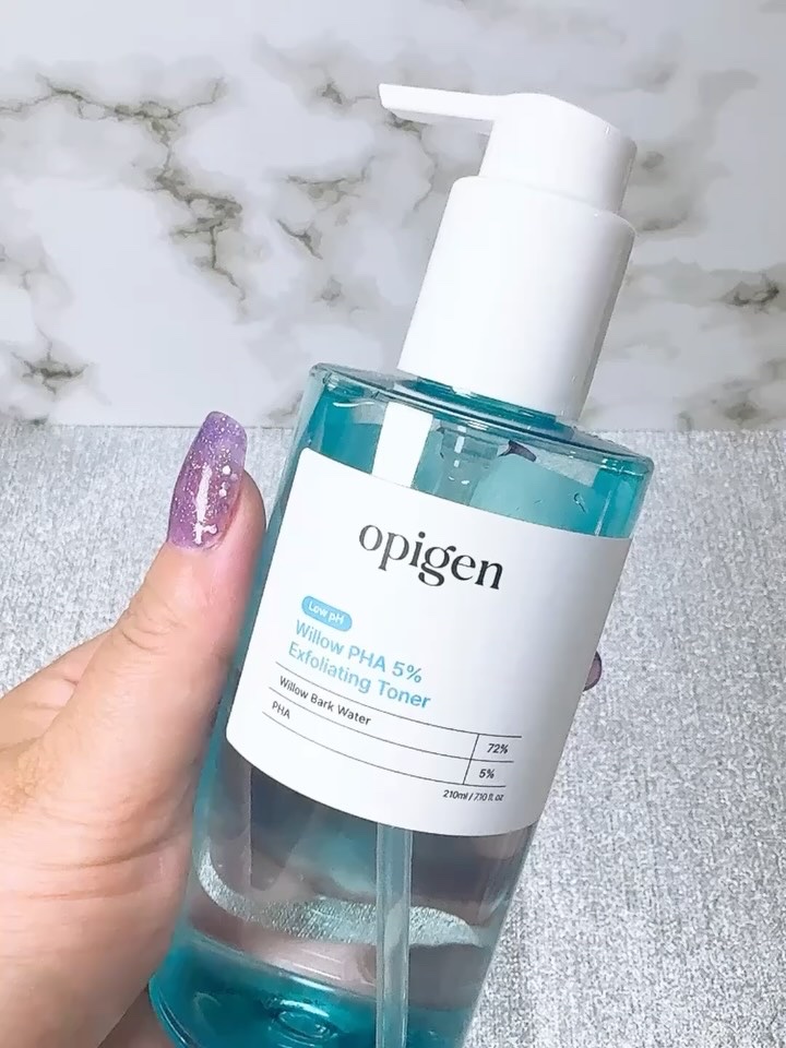 ウィロウPHA5%角質ケアトナー/opigen/化粧水の動画クチコミ5つ目