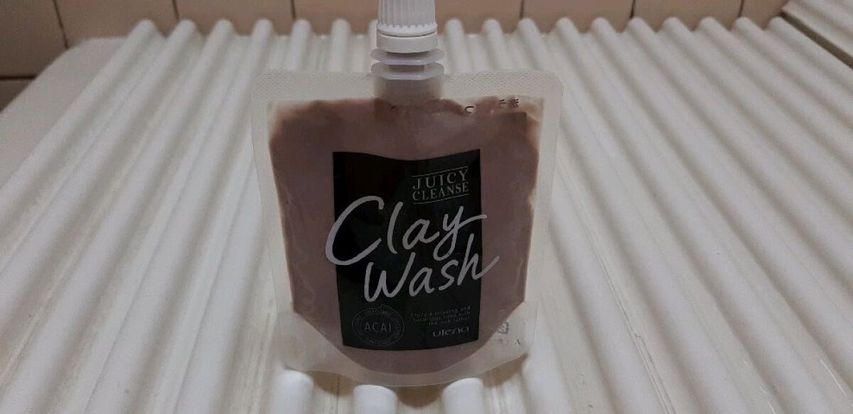 クレイウォッシュ アサイー/ジューシィクレンズ/洗顔フォームを使ったクチコミ（1枚目）