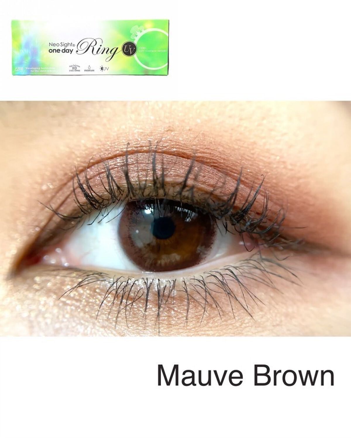 ネオサイトワンデー リングUV/Aire/ワンデー（１DAY）カラコンの動画クチコミ5つ目